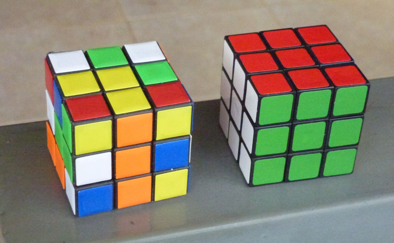 Problem and solution, Rubiks cube